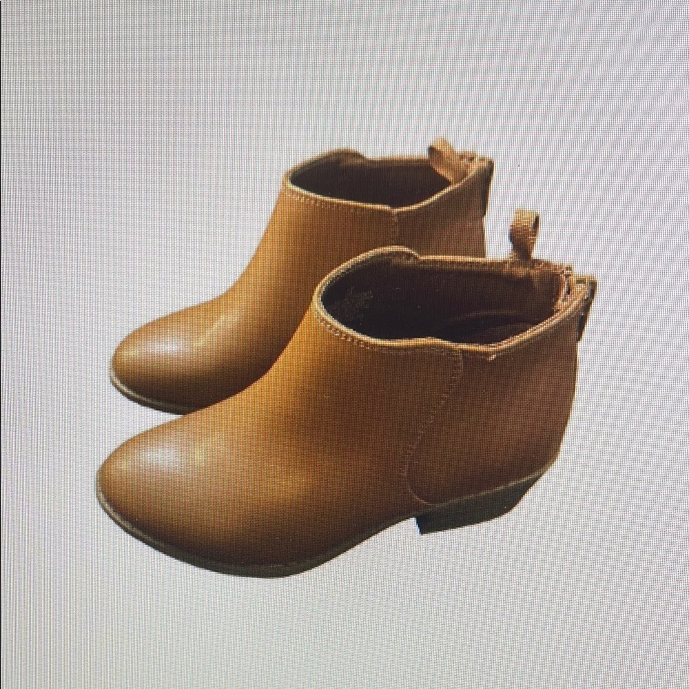 Brown Heeled Ankle Boots